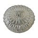 Plafonnier en verre moulé circa 1960