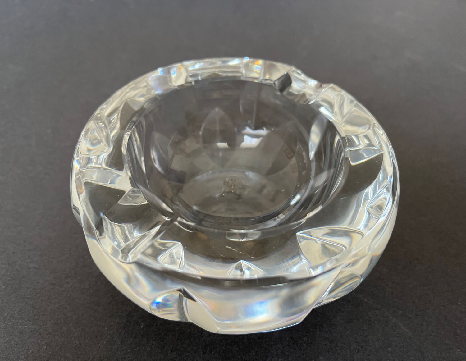 Baccarat crystal ashtray