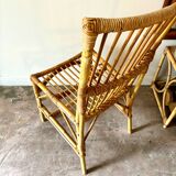 Rattan chair, 1960s
