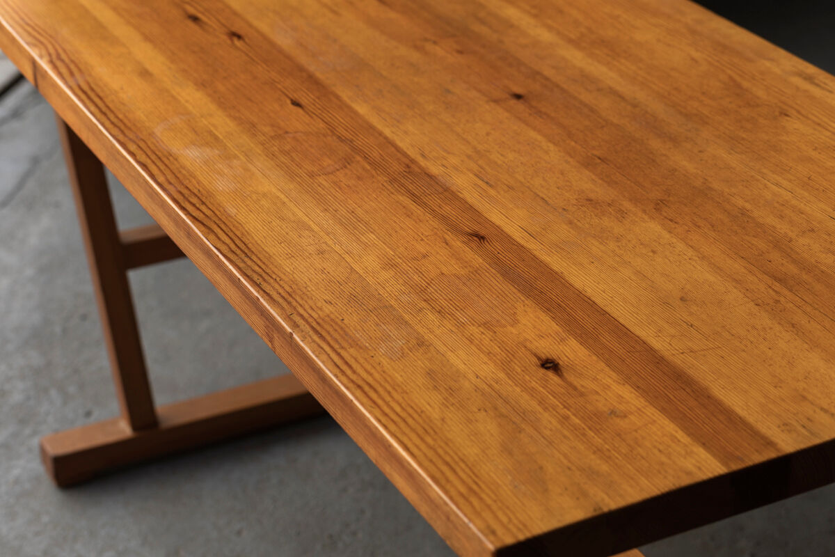 Dining set of 3 in solid oregon pine