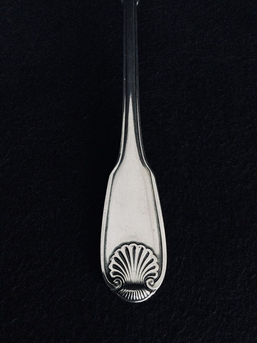 12 oyster forks christofle vendôme