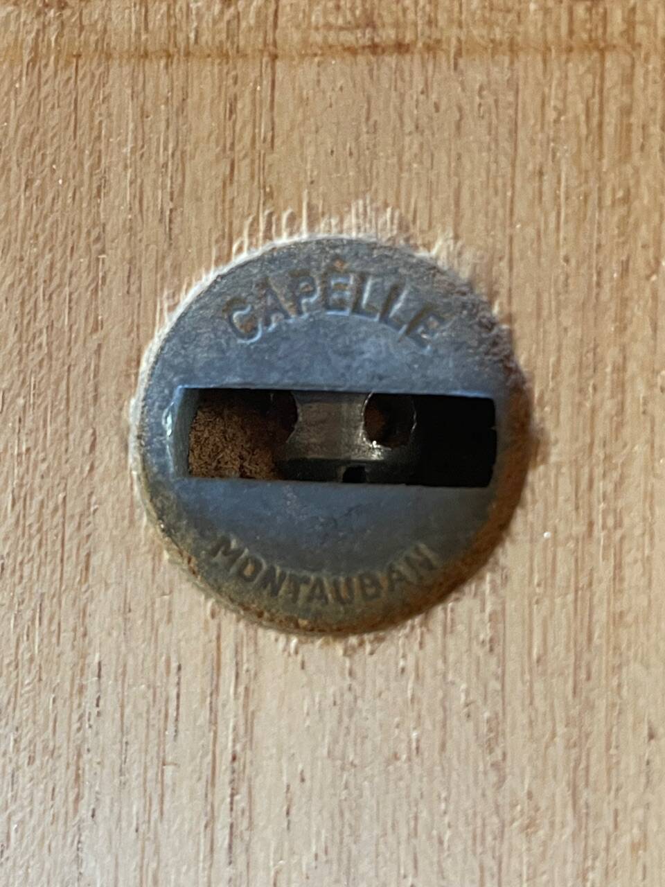 Vintage 4-drawer chest of drawers by Capelle, circa 1960s