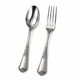 Ercuis dessert service X24 in original box, silver-plated metal.