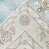 4x6 Sky Blue Orienta Classic Pattern Vintage Rug, 113x201Cm