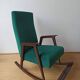 Fauteuil à bascule vintage des années 50.