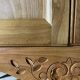 Buffet 2 doors in solid cherry louis XV style