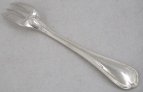 Christofle Spatours, 12 cake forks, silver-plated, excellent condition.