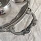 Stainless steel dish Jean Couzon with fish handles