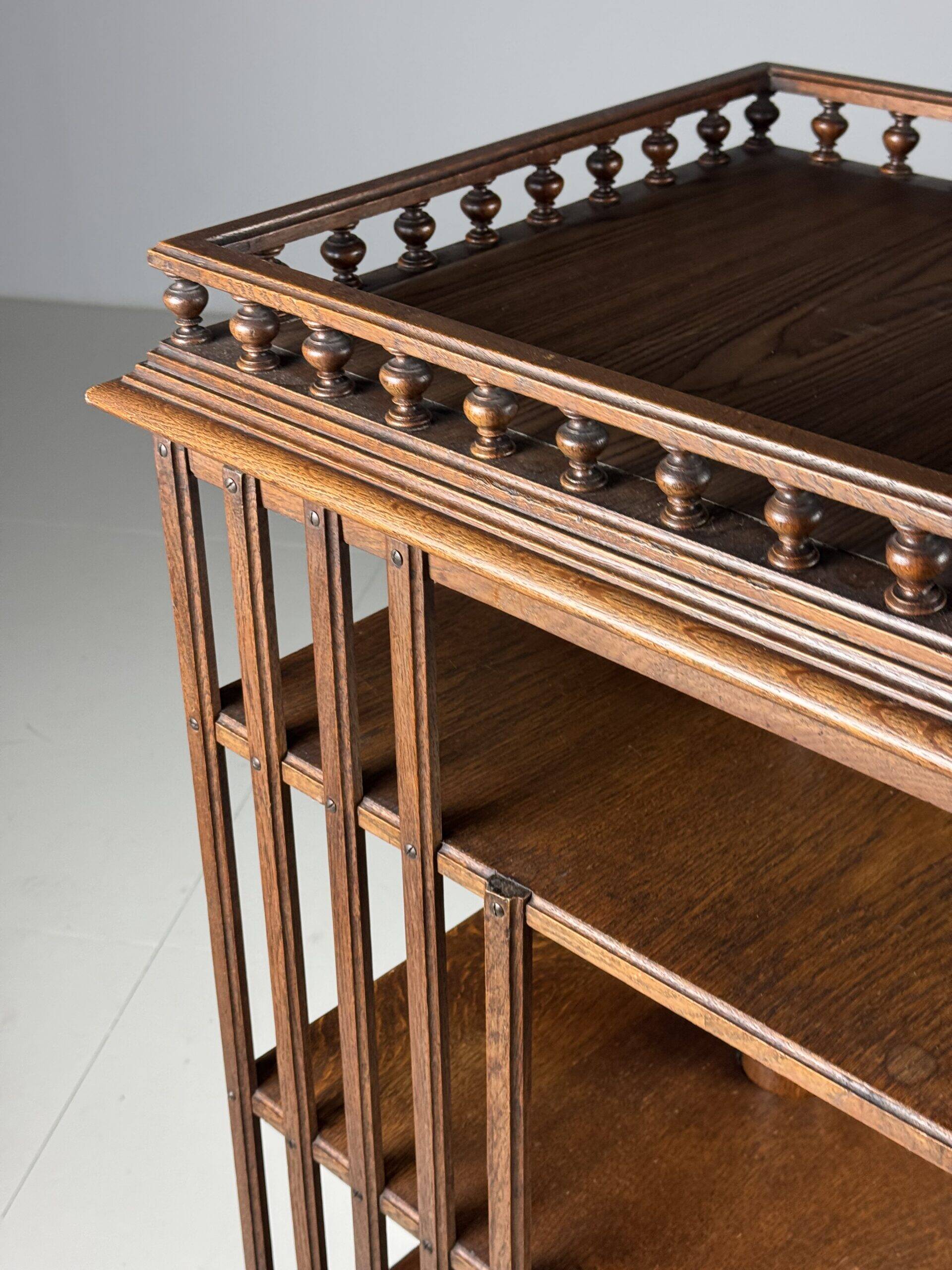 Oak book carousel ca. 1900