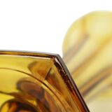 Luxval Vase Amber Américain 1935 Val Saint Lambert Art Deco