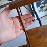 Wall shelf in oak and copper from the 50s