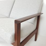 Canapé kvadrat laine gris Yngve Ekström pour Pastoe