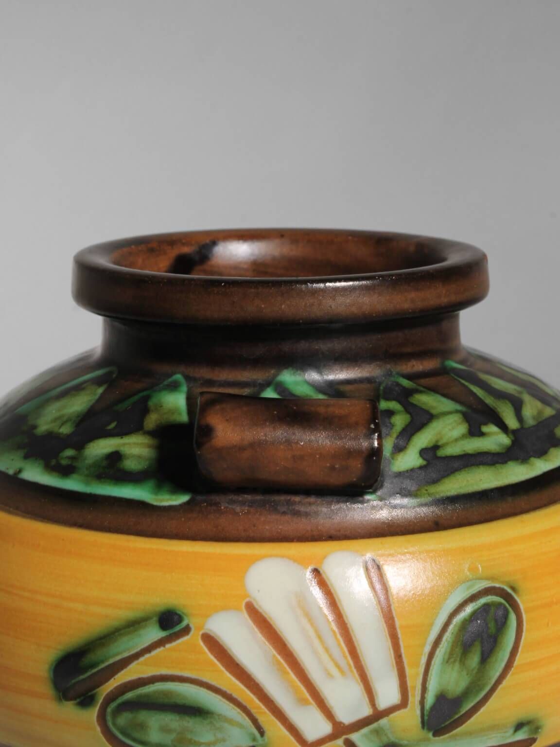 Harald Östergren Art Deco 2750 Vase, For Upsala-Ekeby, Sweden, 1930s