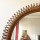 Miroir rond en rotin Franco Albini