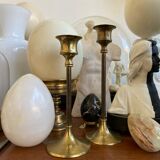 Pair of golden candlesticks