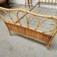 Pair of vintage rattan beds