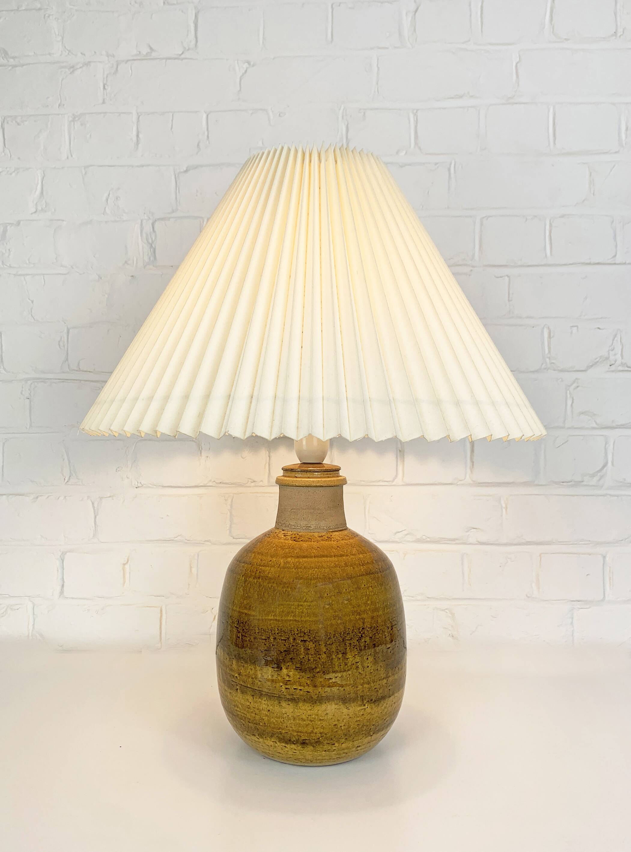 Lampe de table scandinave en céramique, Nils Kähler pour HAK, Danemark, 1960