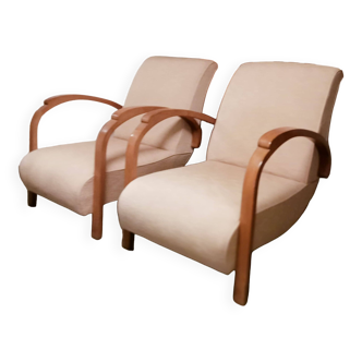 Deux fauteuils art déco