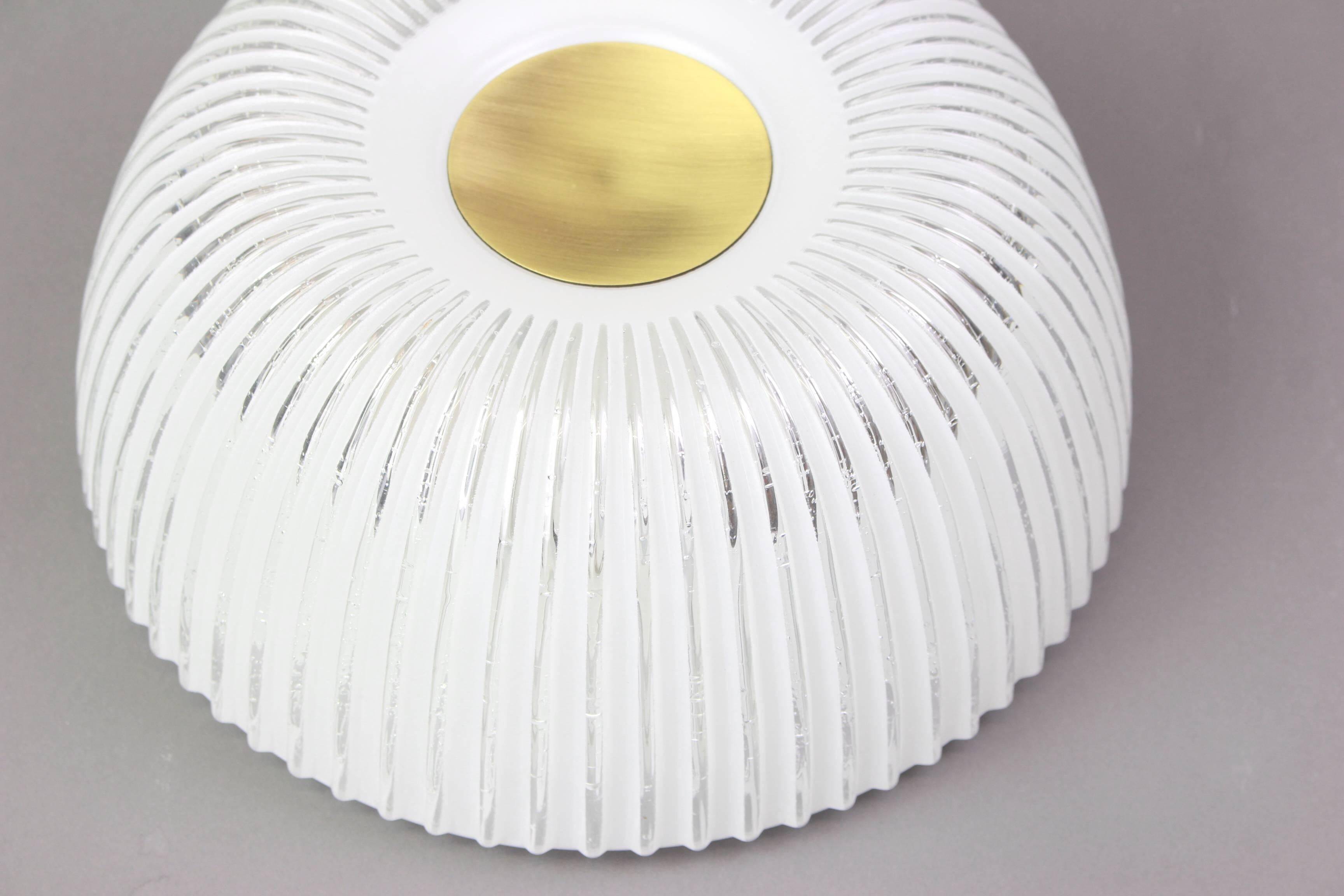 Large Murano Glass Wall Light or Ceiling Fixture by Limburg, Germany, 1960s