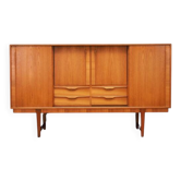 Enfilade en teck, design danois, années 1960, production : Danemark