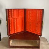 1960s cutlery box with Croco-style coating