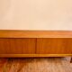 1960s Danish Teak Sliding Door Sideboard