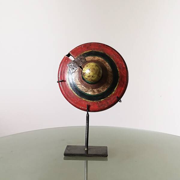 Wooden spinning top Java Indonesia