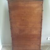 Ancient bamboo-style wood mirror