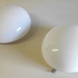 Opal globe ceiling or wall light by Clairopal - mid-20th century