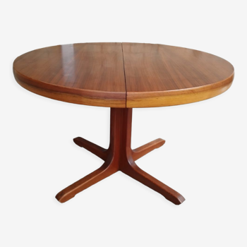 Table vintage baumann ronde scandinave extensible a system