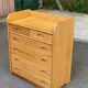 Commode scandinave à 6 tiroirs avec table à langer des années 70