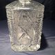 Whiskey carafe in bohemian crystal table art at the time of the digestive