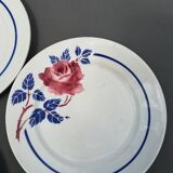 Lot d'assiettes dépareillées anciennes estampillées