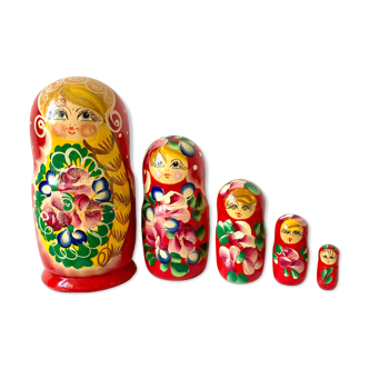 Russian nesting dolls matryoshka