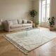 Grand tapis berbère zigzag en laine