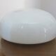 Pair of white opaline ceiling light 1970s