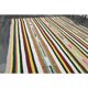 1970s Vintage Turkish Oushak Handmade Wool Cotton White Area Rug 178x289