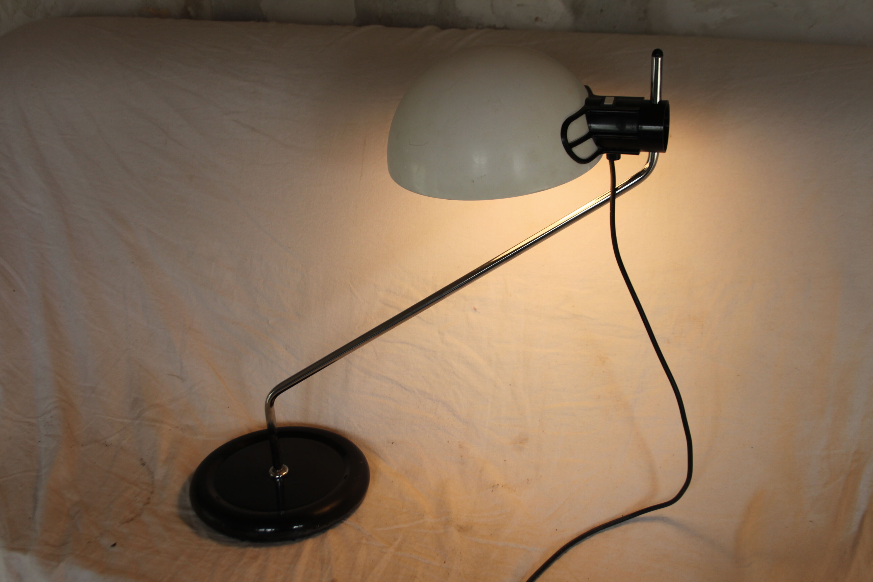 Lampe de bureau vintage, Guzzini, années 70