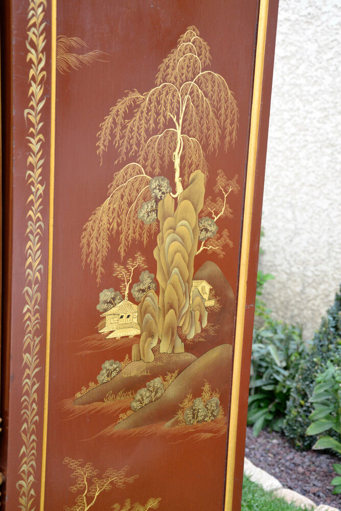 Laqué Library in Japanese Decorations Napoleon III Style - 19th Century