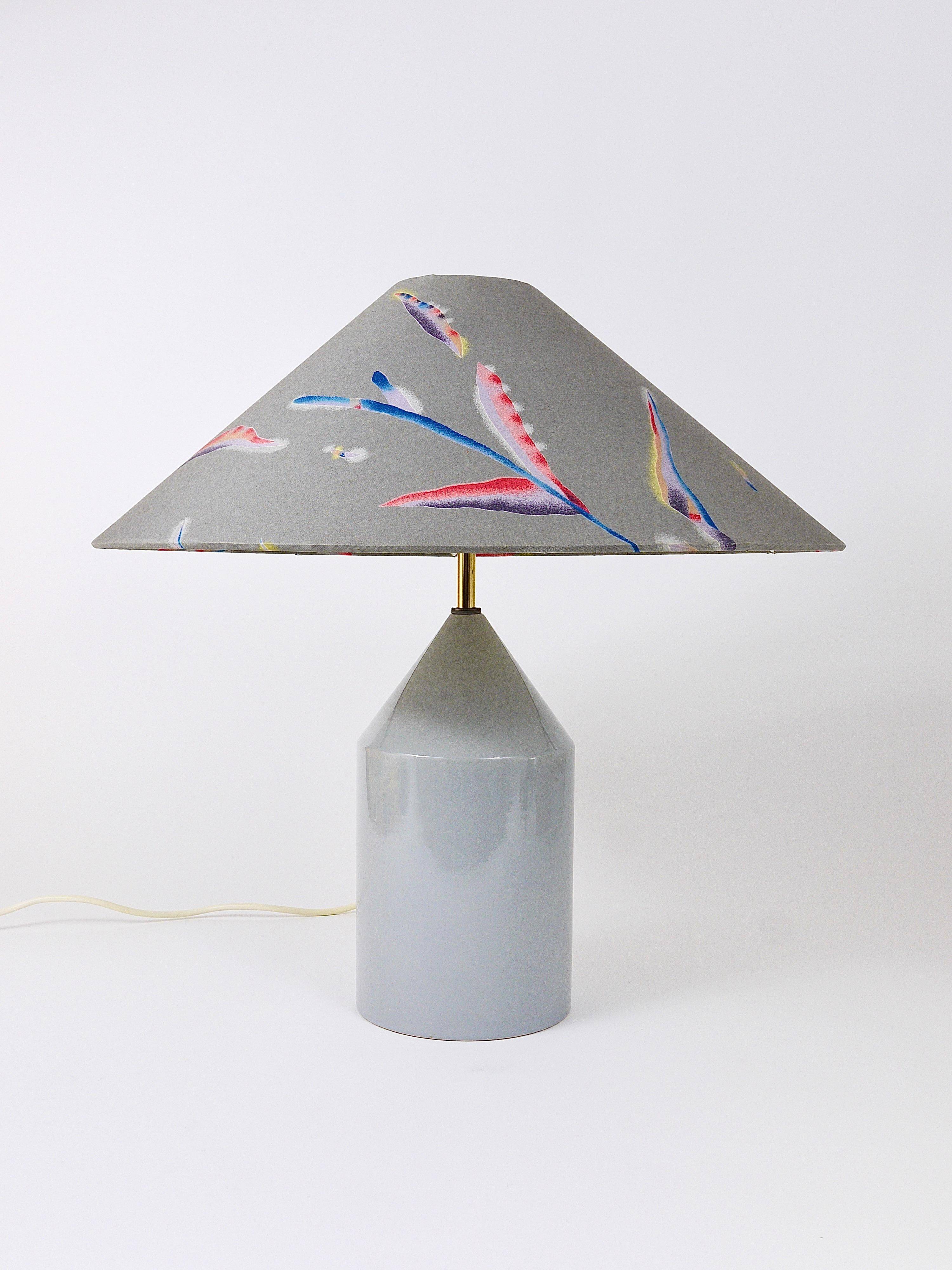 Post-modern coloured table lamp, Italy, 1980s