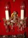 Crystal wall light with two arms from the 1960s.