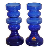 Pair of glass vases for Ingrid Glaser 1970