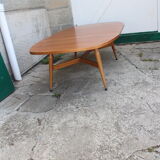 Scandinavian smorrebrod liftable coffee table