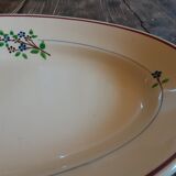 Plat ovale  Ancien.Orchier