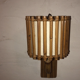 Vintage rattan wall lamp