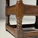 English monk chair table oak 18th century