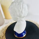 Biscuit child bust, Limoges porcelain