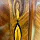 Bibliothèque époque art déco en placage de bois précieux et marqueterie