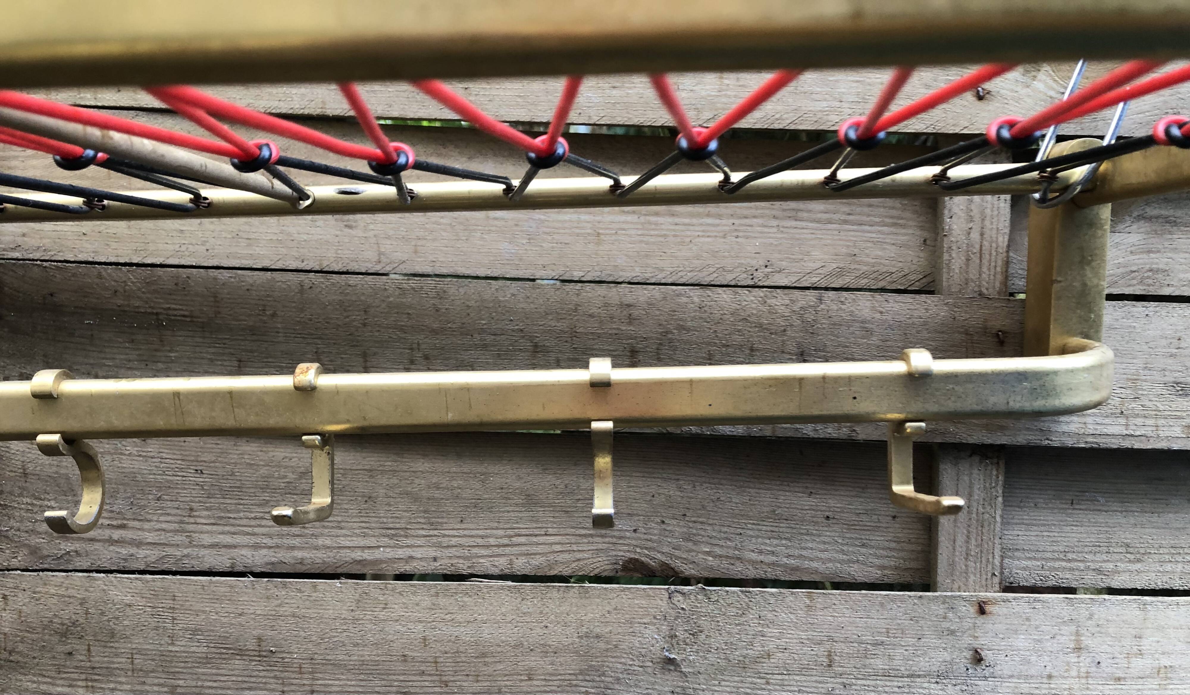 Wall coat rack sncf scoubidou 60s vintage