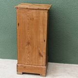 Pitch pine bedside table